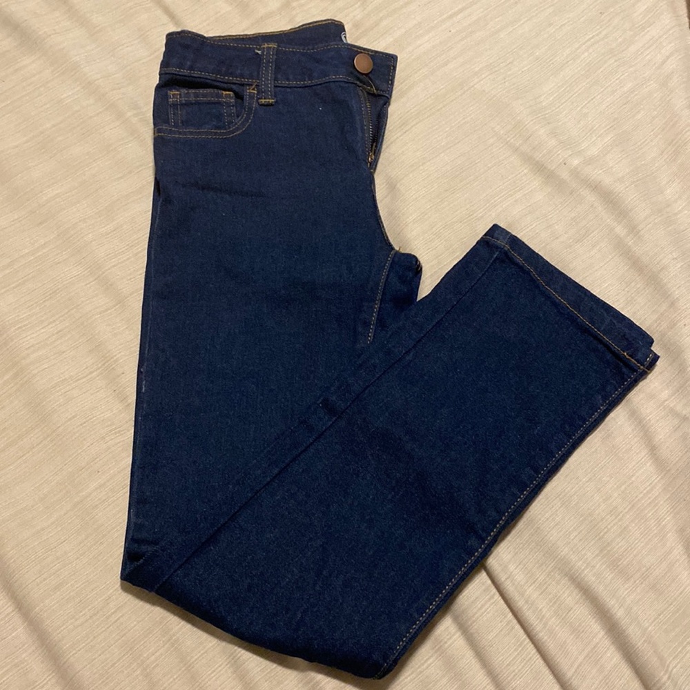 Wonder Nation girls straight leg blue jeans size 10